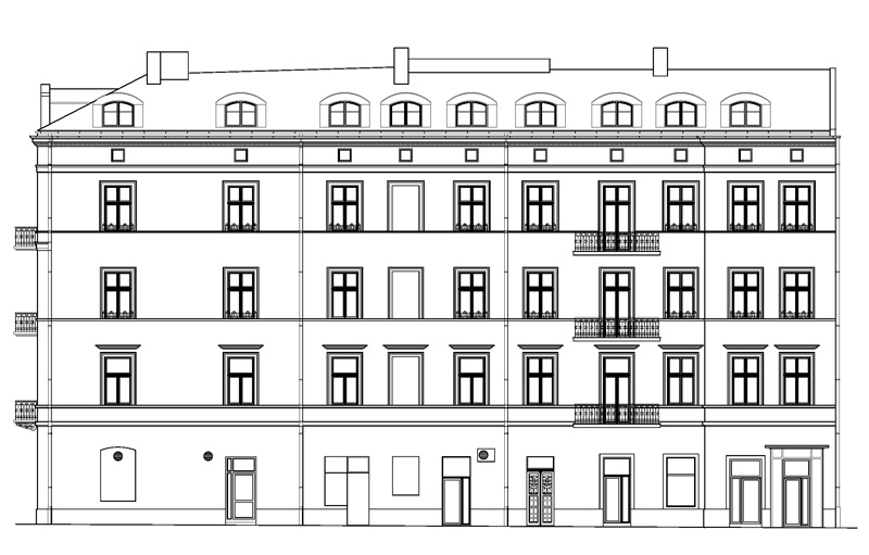 Kamienica przy zbiegu ulic Św. Agnieszki i Stradomskiej