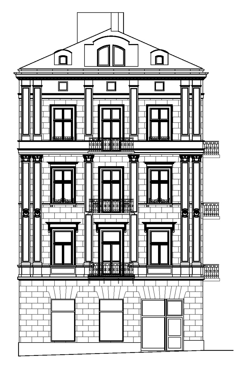 Kamienica przy zbiegu ulic Św. Agnieszki i Stradomskiej